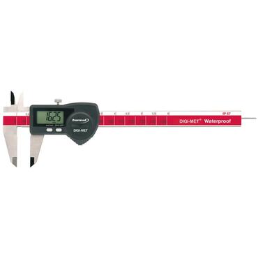 Digital pocket caliper with absolute value function and data output IP 67 type 4023
